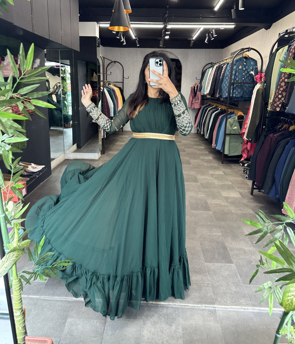 Hunter Green Gown