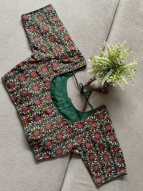 Cotton Ajrakh Print Blouse