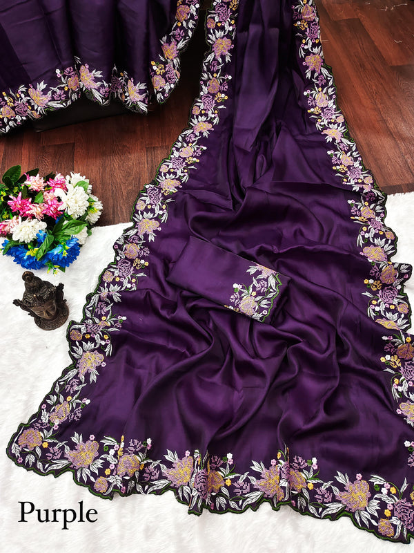 PURE SOFT TUSSAR SILK SAREE – ELEGANT AND LIGHTWEIGHT FOR ANY OCCASION"