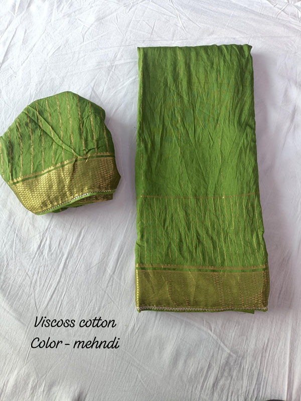 VISCOSS COTTON SAREE SAREE