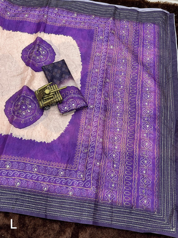 Rangeen silk saree